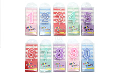 Delish Treats Colored Birthday Number Candle (1pc)